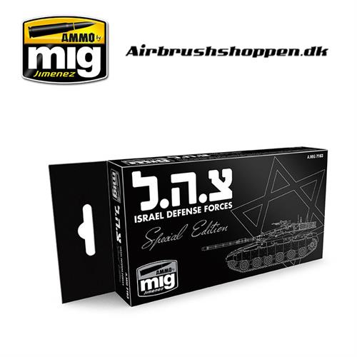A.MIG 7163 ISRAEL DEFENSE FORCES SPECIAL EDITION SET 6x17ml